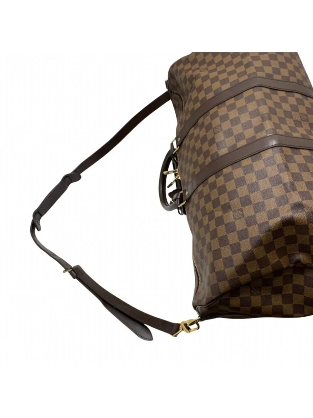 Louis Vuitton Keepall Bandouliere 55 Damier Boston Bag